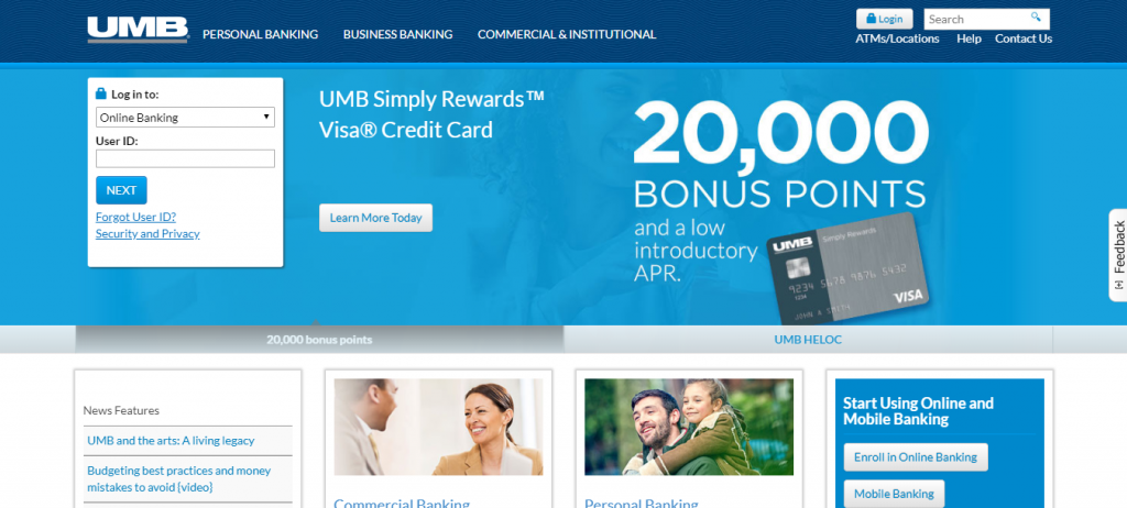 UMB credit card
