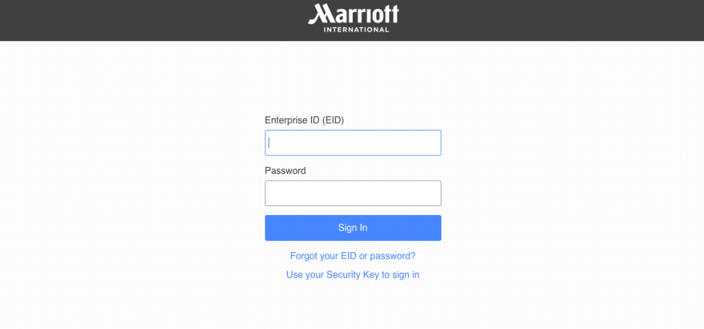 Marriott Extranet Login
