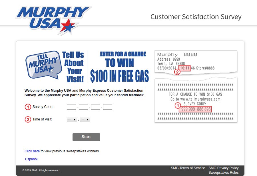 Www tellmurphyusa Take Tell Murphy Survey To Win 100 In Free Gas 
