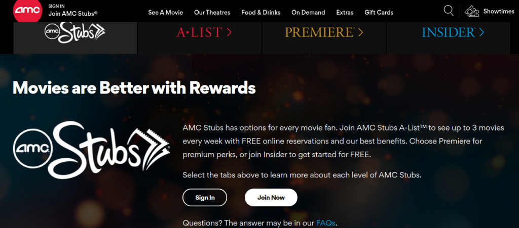 AMC Stubs Logo