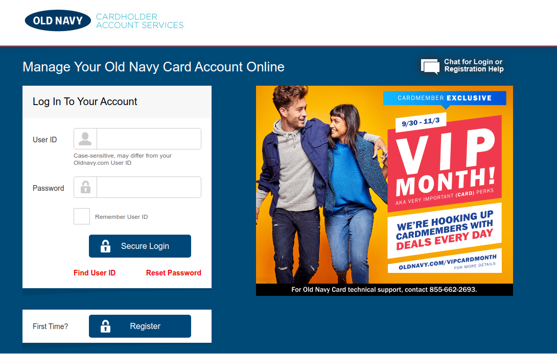 Eservice Oldnavy Com Old Navy Credit Card Account Login Guide Ladder Io