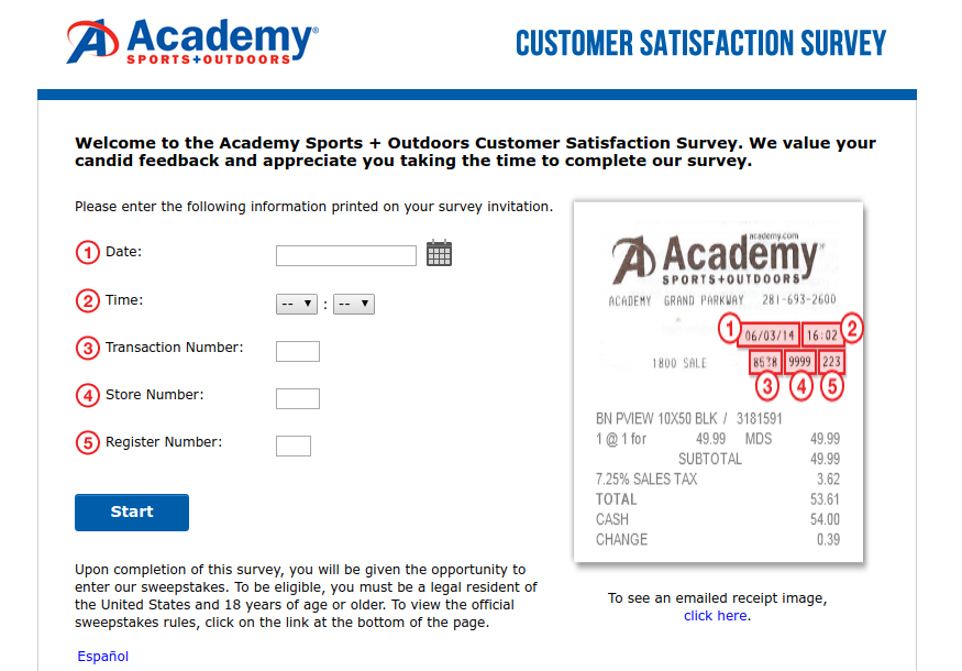 Outdoors Customer Satisfaction Survey