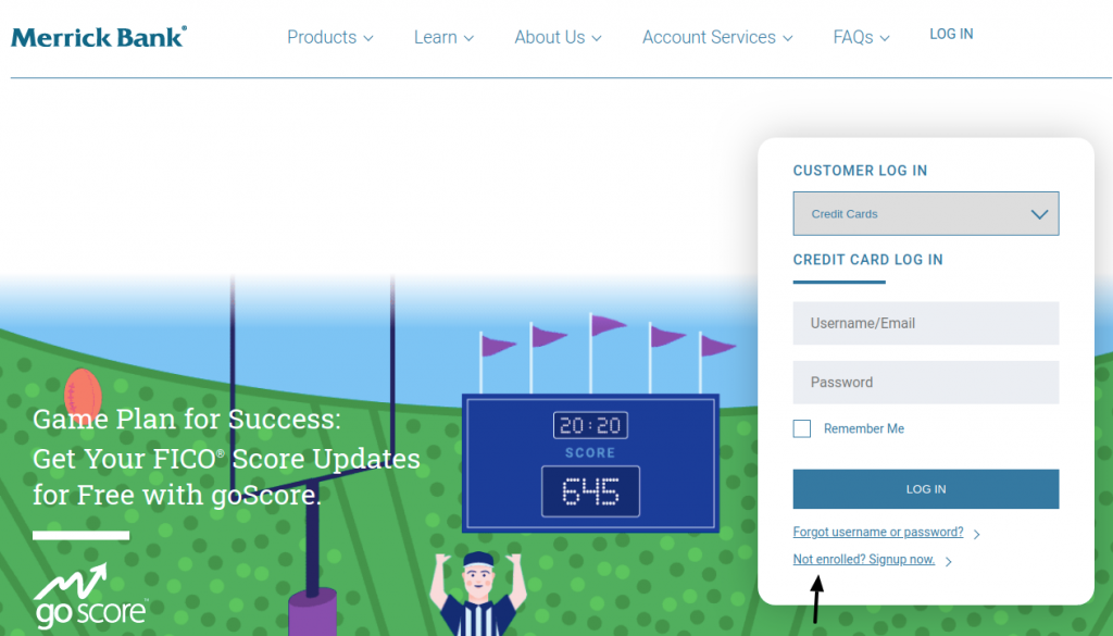 Merrick Bank Login at