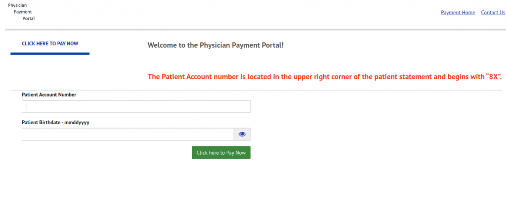 PHYSPAYMENT Pay Now