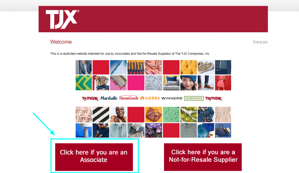 login to your TJX Employee self-service portal