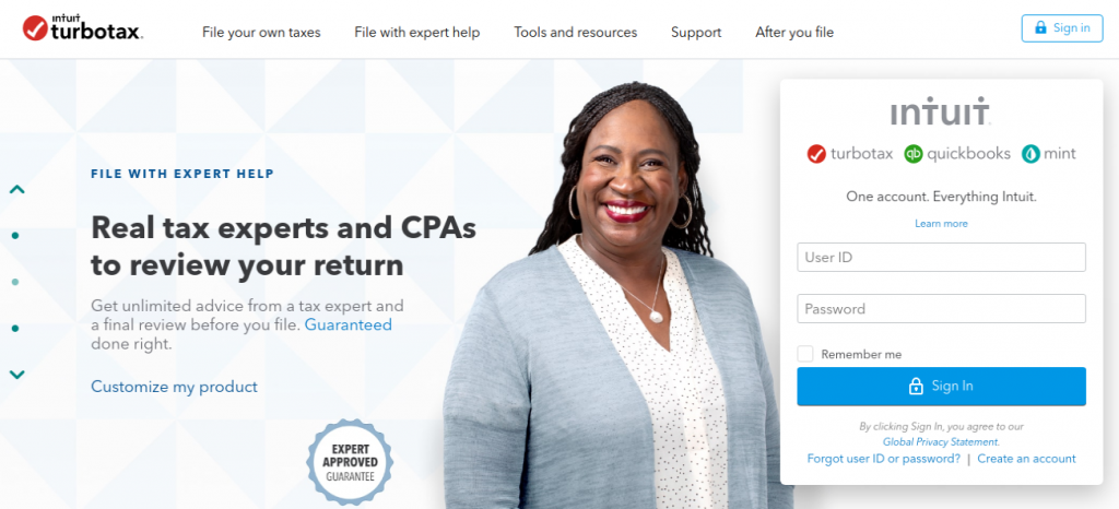 TurboTax Login