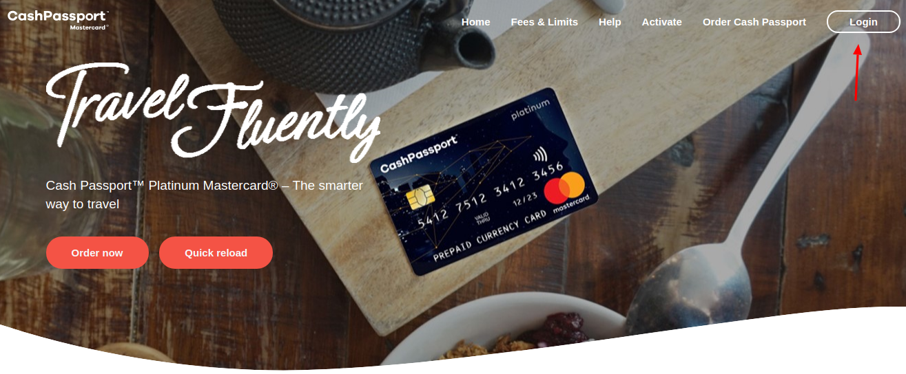 Cash Passport MasterCard Login