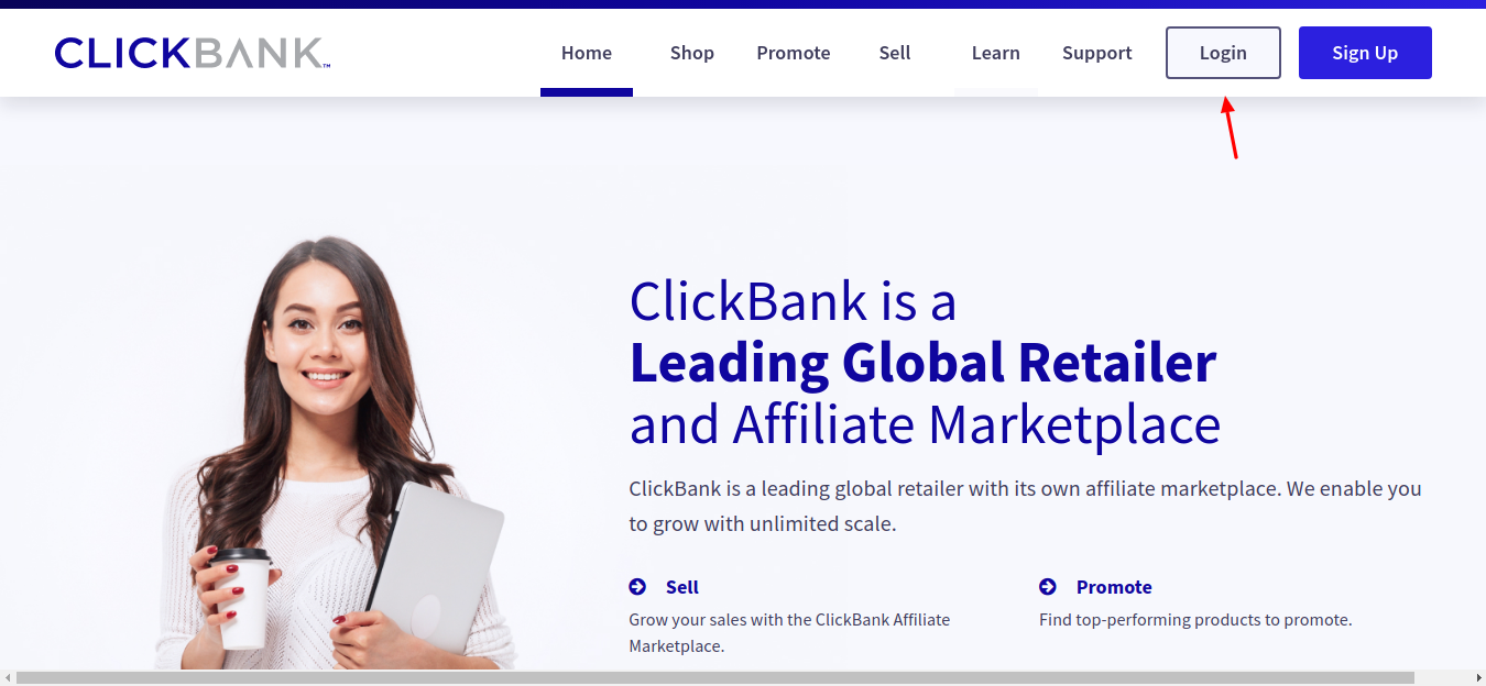 clickbank login