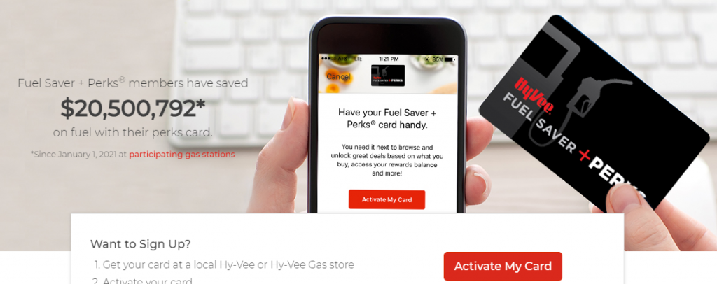 hy vee card logo