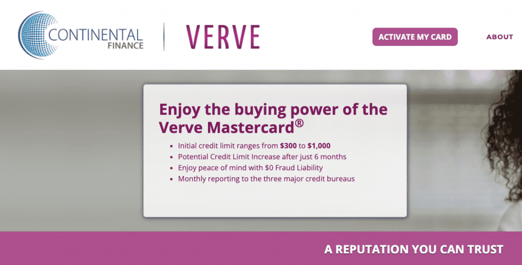 verve credit card
