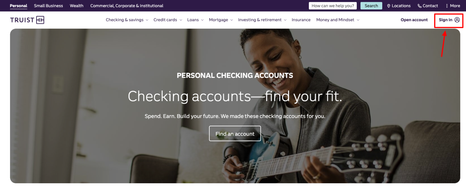 Truist Activate Card and Account Login