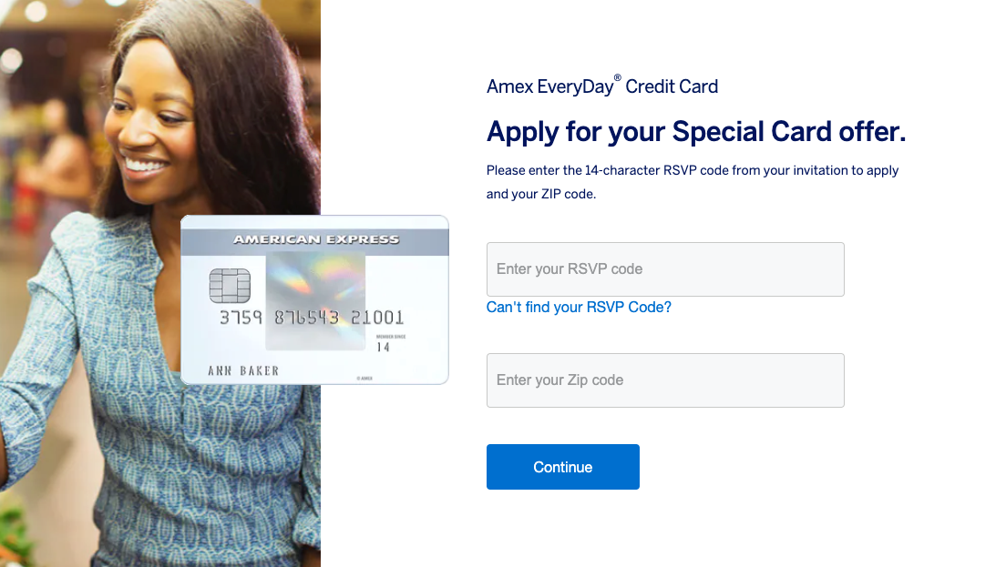 amex everyday card special offer apply