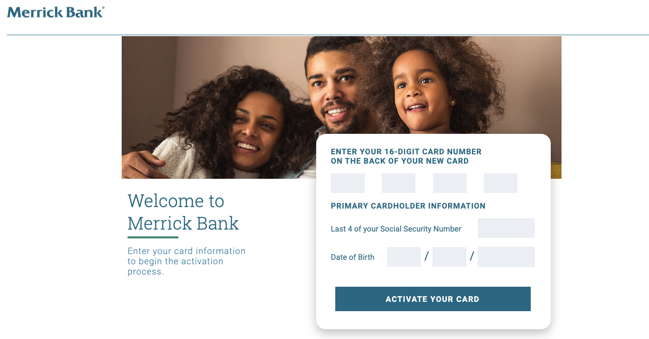 Merrick-Bank-Online-Credit-Card-Activation