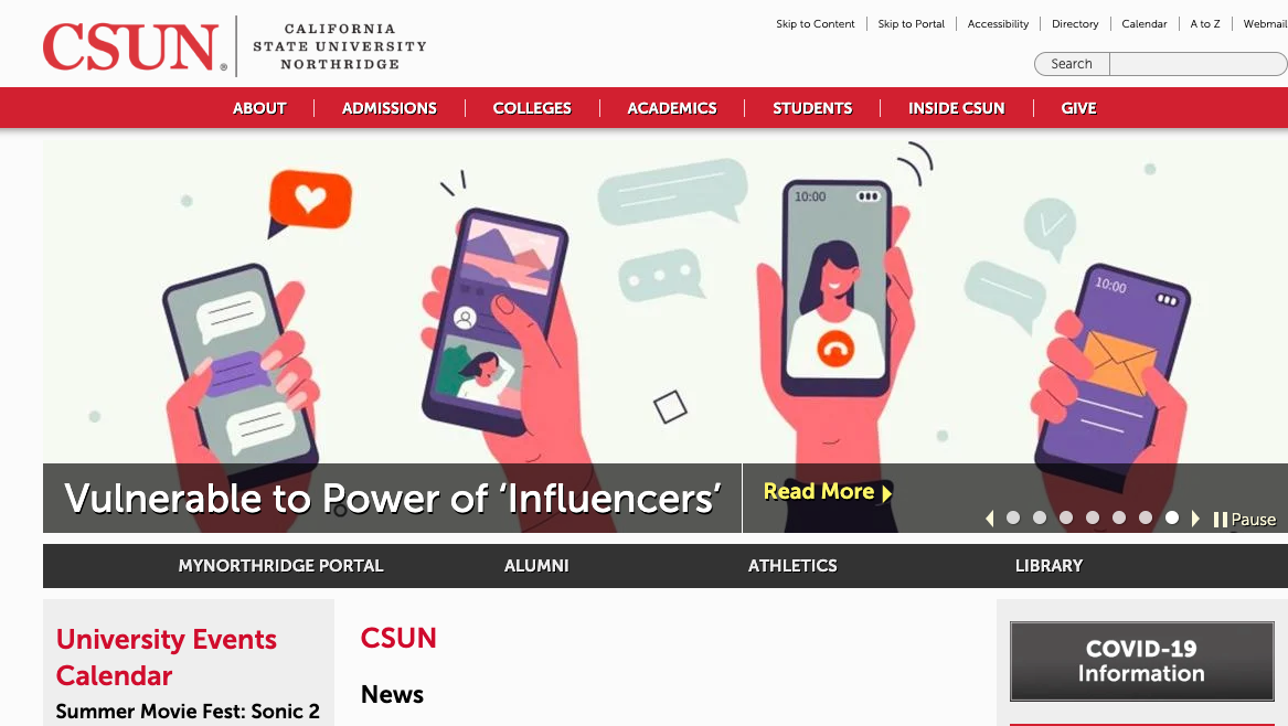 CSUN official site