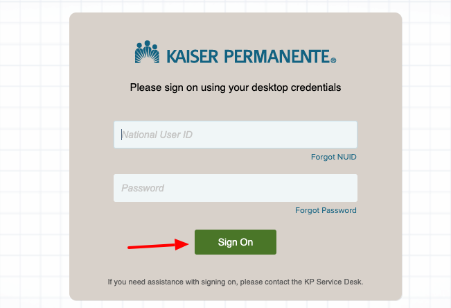 kaiser permanente employee login