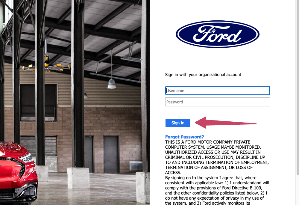 Ford Employee Login Paystub