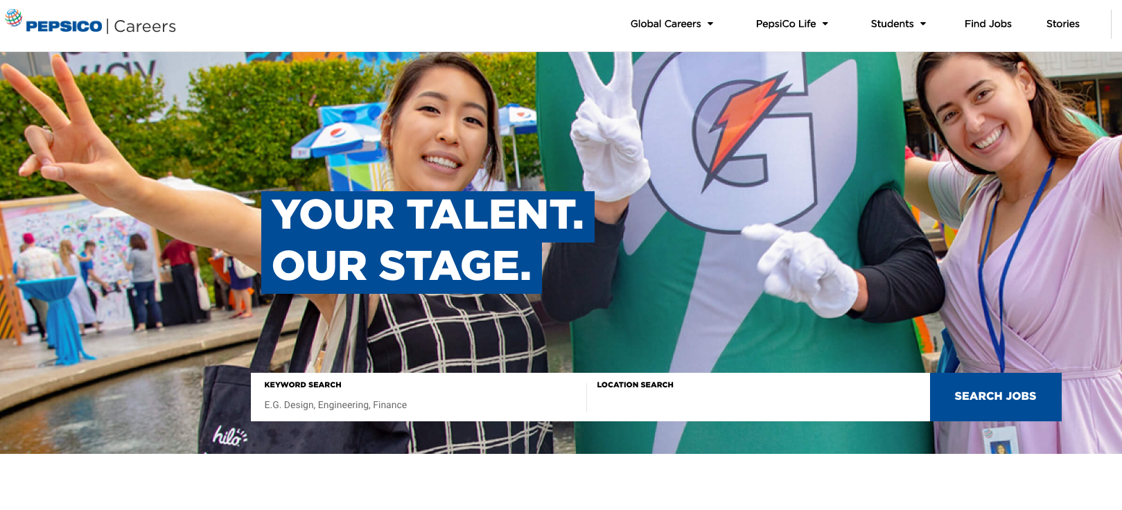 PepsiCo Careers official site