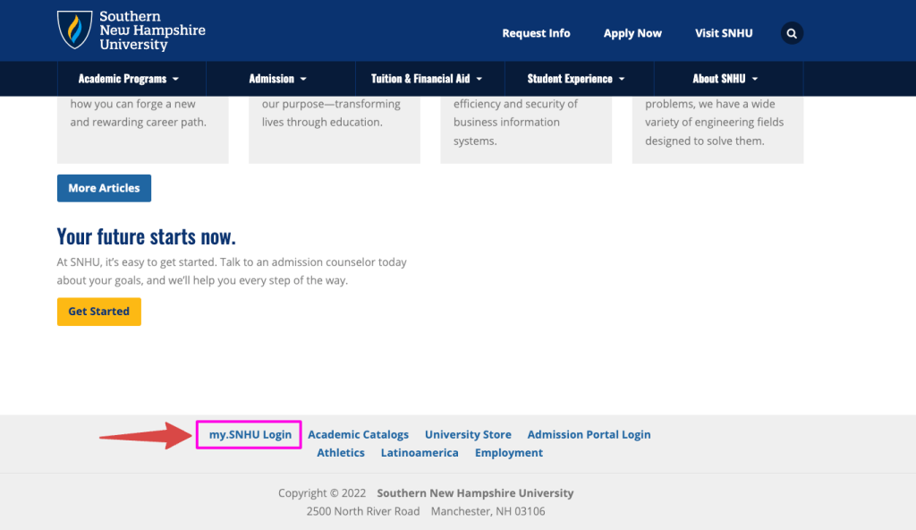 SNHU Login At Www.snhu.edu