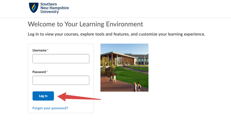 SNHU Login At Www snhu edu