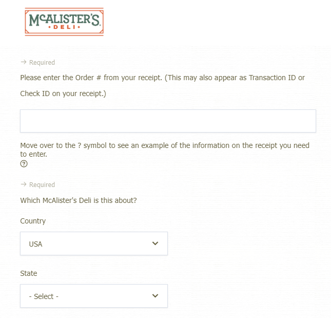 McAlister's survey