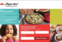 Pizza Hut Feedback Survey at www.howwasyourpizza.co.uk pizza hut survey