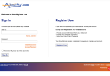 AboutMyLoan Login at www.aboutmyloan.com